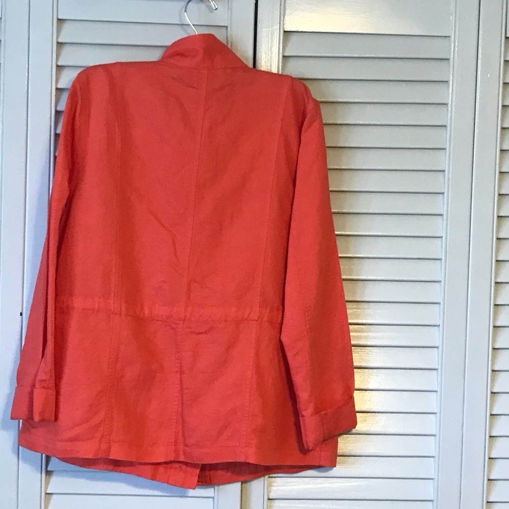 Crown & Ivy Orange Women's Jacket - Picture 3 of 7